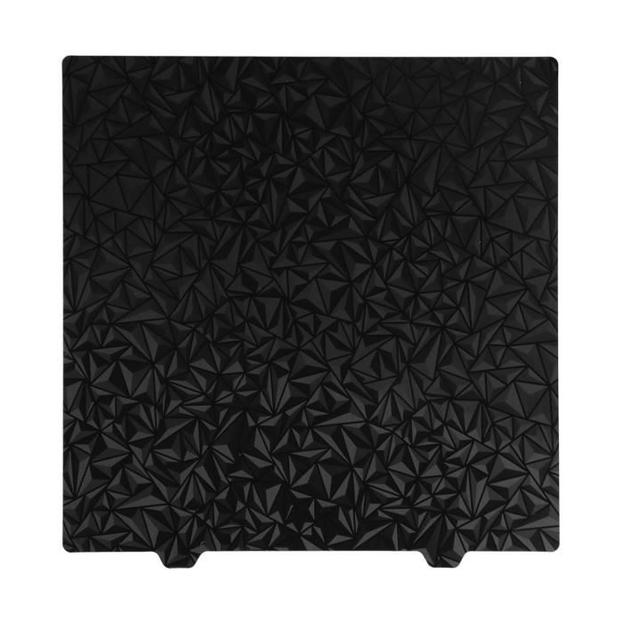 Plaque De Construction PEI Double Face Prusa XL 365x365mm - Texturée Et Lisse, Flexible Amovible