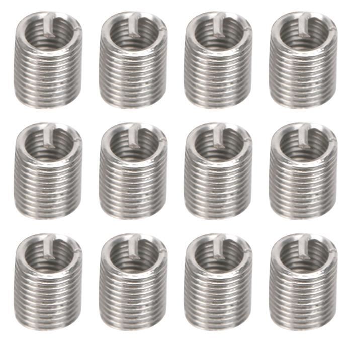 Kit 10 Écrous Réducteurs Mâle-Femelle M8-M14 - Inserts De Réparation Filetage Inox, Solution Rapide Et Solide