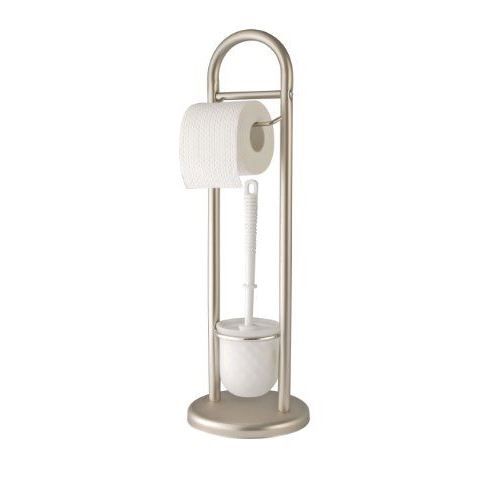 Distributeur Papier Toilette /à accrocher au r/éservoir de Chasse deau d/érouleur Papier WC pour la Salle de Bains satin/é mDesign Porte Papier Toilette sans per/çage en m/étal