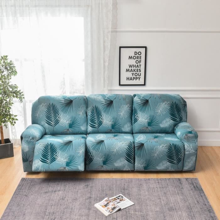Housse de Fauteuil Relax 3 Places WOVTE Housse De Fauteuil Inclinable à imprimé Housse De Canapé Chaise Inclinable G