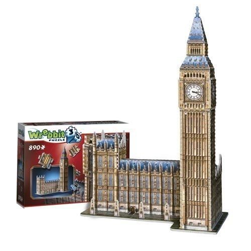 Puzzle 3D Big Ben et House of Parliament WREBBIT Queen Elizabeth