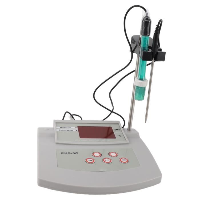 PH-mètre De Laboratoire SIXRUN - Précision Haute, étalonnage Automatique - Pour Aquariums, Piscines, Laboratoires
