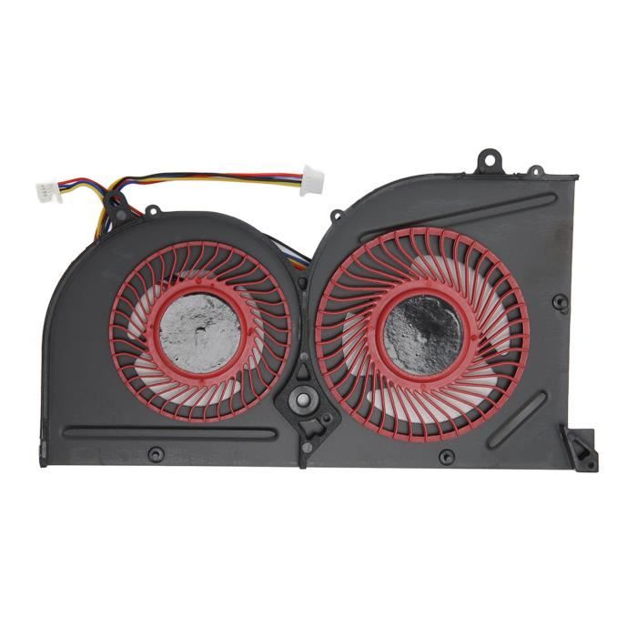 Ventilateur de refroidissement MSI GS66, compatible avec Msi GS66, 10SD, 10SG, 10SF, 10SE, Ms 16v1, Ms 16v2, Ws66, P66, Connecteur à 4 broches, en alliage d'aluminium pour une connexion et une installation Ventilateur de refroidissement MSI GS66, compatible avec Msi GS66, 10SD, 10SG, 10SF, 10SE, Ms 16v1, Ms 16v2, Ws66, P66, Connecteur à 4 broches, en alliage d'aluminium pour une connexion et une installation