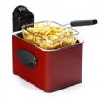 Friteuse - FRIFRI - 3200W - 3,5L - 1kg de frites - Thermostat réglable - Cuve et panier en inox-1