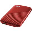 WD - Disque SSD Externe - My Passport™ - 1To - USB-C - Rouge-1