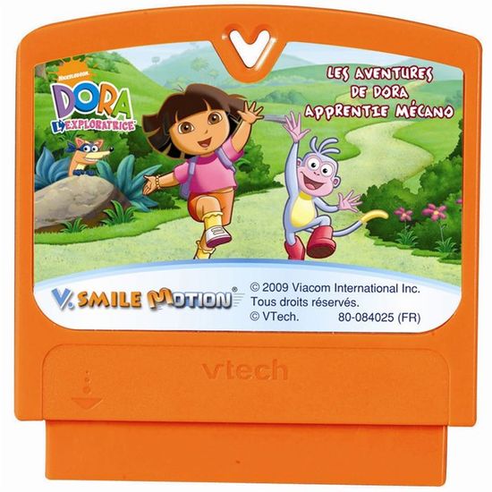 Cartouche De Jeu VTECH V.SMILE Les Aventures De Dora Apprentie Mécano - Éducatif, Français, Bon état, 2005