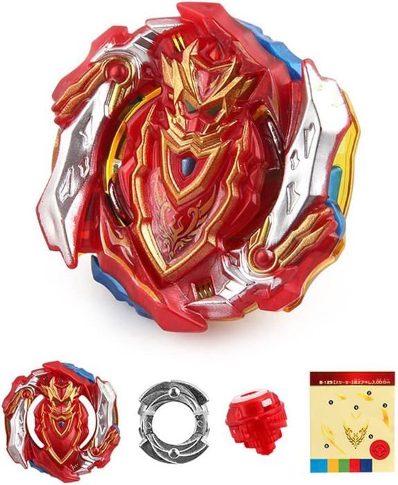 Toupies empilables pour enfant avec lanceur, jeu gyroscopique 5 pièces | Rotation fluide, Jeu d’éveil, Jouet enfant, Activité familiale, Cadeau