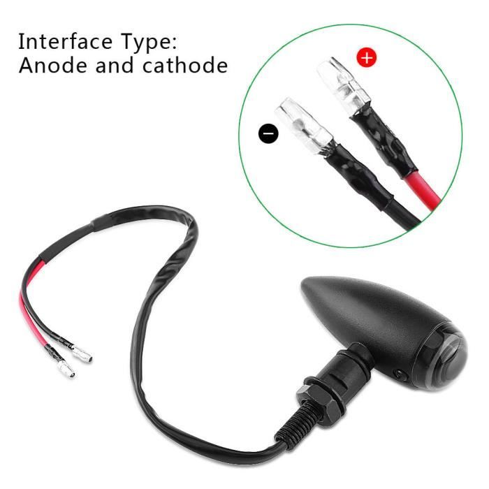 Paire 12V Moto Clignotant Indicateur Lampe Pour Harley Chrome Scooter -  Cdiscount Auto