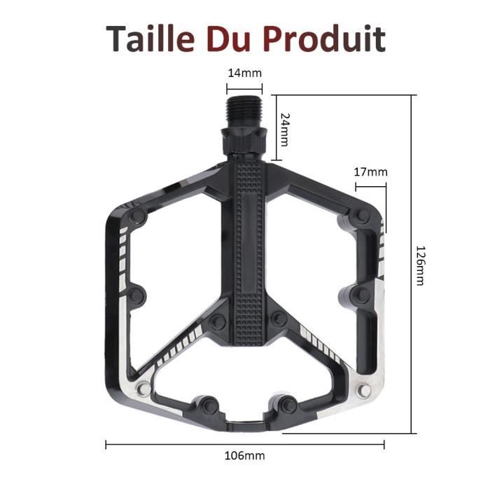 Taille pedale velo hotsell