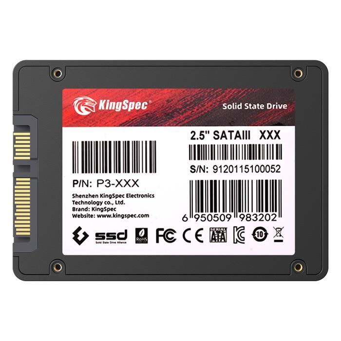 KingSpec-Disque dur interne SSD, SATA III, 128 Go, 256 Go, 512 Go, 1 To, 2  To, pour ordinateur portable, Netbook, bureau - AliExpress