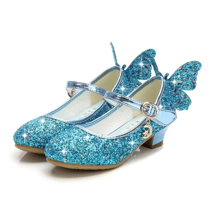 Chaussures filles paillettes on sale rouge