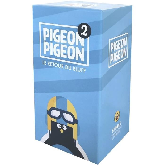 Jeu De Société Pigeon - Ambiance, Bluff Et Créativité - 2 à 10 Joueurs - Fabriqué En Europe - Pour Soirées