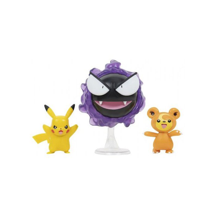 Figurine Gastly Fantominus - Pokemon Jouet de Combat 8 cm Nouvo 2024 - sous Licence Officielle