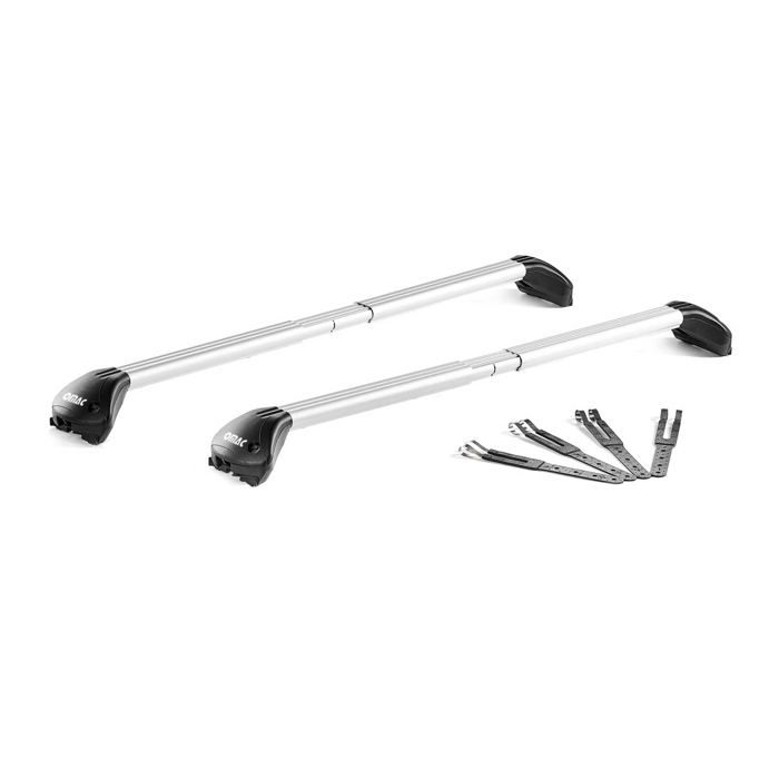 Barres De Toit Transversales OMAC Pour MG ZS EV 2017-2025 - Aluminium Gris Argenté