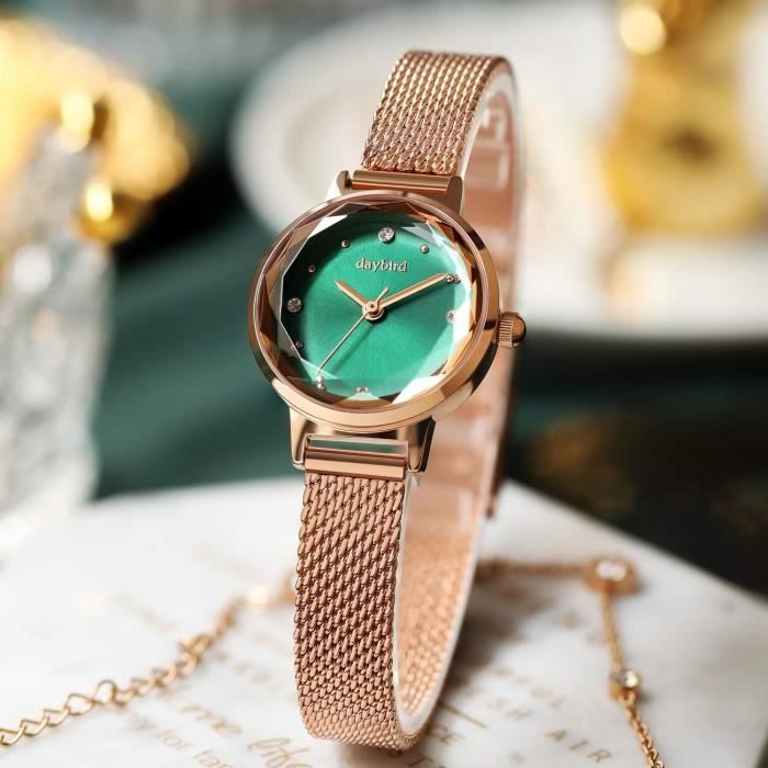 Femme Montre Analogique Quartz Watches Minimaliste Acier