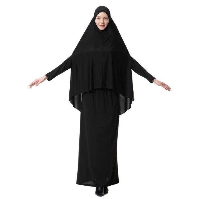 Tenue Prière Bébé Musulman 3 Pièces - Caftan, Chapeau, Corde - Polyester - Taille 0-3M à 2-3 Ans