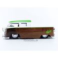 Voiture Miniature de Collection - JADA TOYS 1/24 - VOLKSWAGEN Bus Pick-up Groot Guardians of Galaxy - 1963 - Brown / White / Green-3