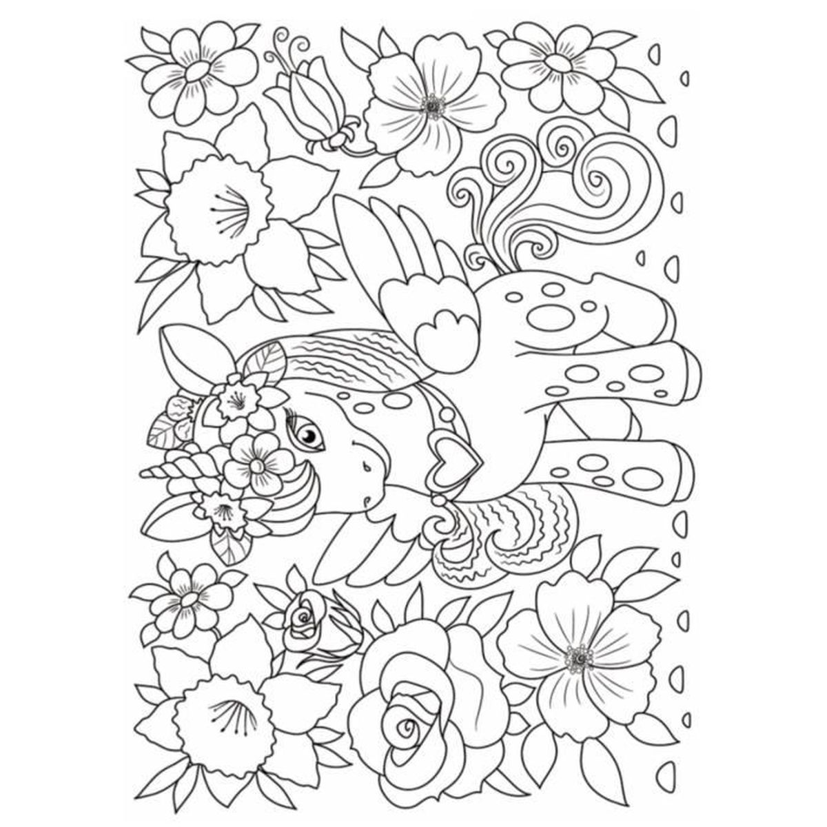 Livre De Coloriage Licorne Pour Enfant De 4 A 10 Ans 50 Dessins De Licorne Grand Format Pour Les Enfants Cdiscount Jeux Jouets