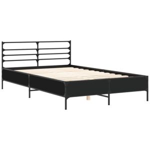 Lit Coffre 140 x 190 cm, Sommier à lattes en bois, Cadre en tissu blanc Lit Coffre 140 x 190 cm, Sommier à lattes en bois, Cadre en tissu blanc
