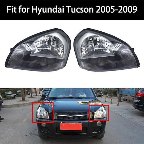 R Pour Hyundai Tucson 2x phares principaux phares Front Phares Avant L