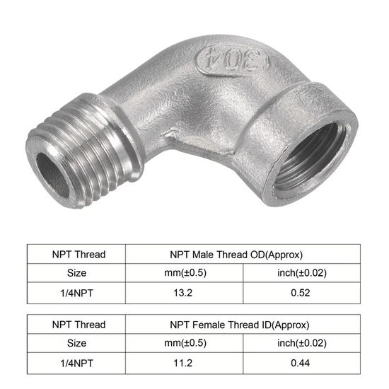 Bouchon De Tuyau Acier Inoxydable 304 G3/8 Filetage Mâle Hexagonal Avec Joint - Pour Air Eau Huile Gaz