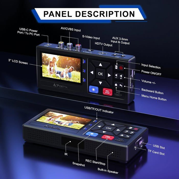 Boîtier convertisseur de télévision numérique-analogique RCA DTA800B1 neuf boîte