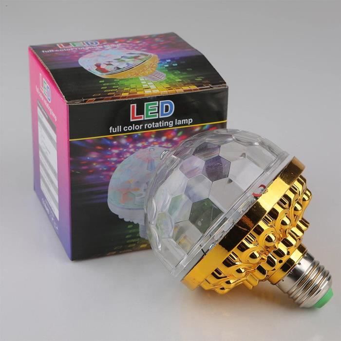 marque generique - Lampe d'ambiance disco - Boule tournante pour soirées en  lumière - Packs soirée disco - Rue du Commerce