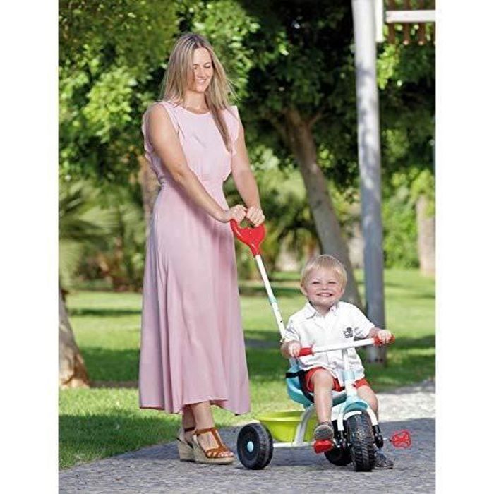 Tricycle Molto Urban Trike 3 En 1 – Rose – Évolutif 10 Mois à 3 Ans – Ceinture, Poignée, Sécurité