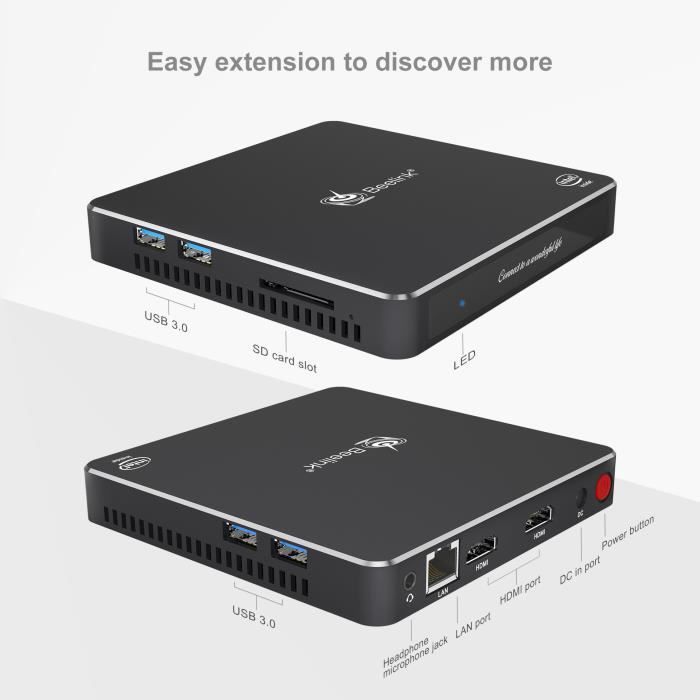 Beelink Gemini T34 8+256GO Mini PC Intel Apollo3