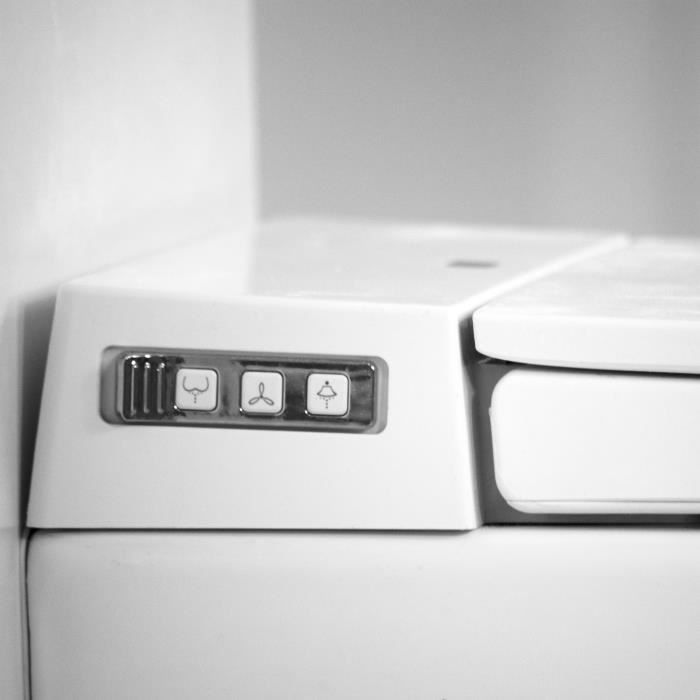 Abattant WC Japonais - CHEZSMART - Smart Toilet Série A - Lavant, Séchant,  Chauffant - Cdiscount Bricolage