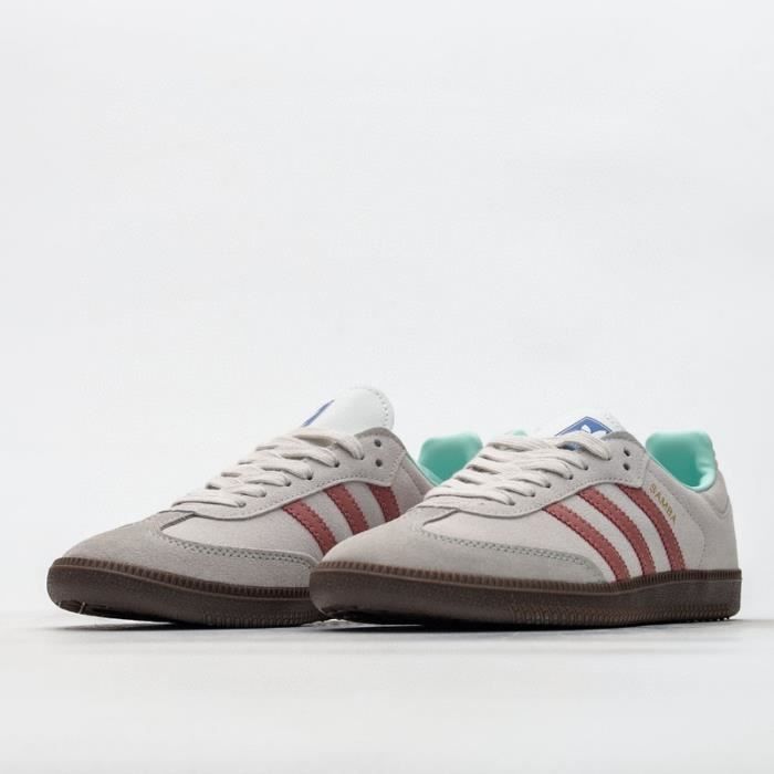 Adidas originals Samba rose red gray Rose red gray Cdiscount Chaussures
