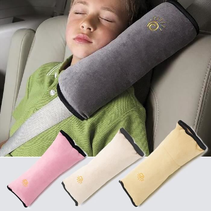 Voiture enfant bébé ceinture de sécurité housse d'épaule sac de couchage  confortable appui-tête dormir housse de protection oreiller - Cdiscount  Maison
