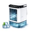 Climatiseur mobile 2026 - Lot 1, 4 vitesses sans évacuation bac glaçons 900ml - Rafraîchisseur VoltPulse