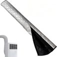 Housse isolante argentée 150x53cm pour climatiseur mobile – 3 couches aluminium/coton/Oxford – Kit calfeutrage isolation tuyau
