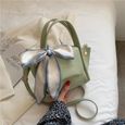 BEMSM- Petit sac femme foulard en soie sac à main bandoulière sac messager15796-0
