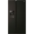 Réfrigérateur américain HAIER HSR3918FIPB - 515 L - No Frost Multiflow - Noir-0