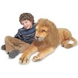 Grande Peluche - Lion - MELISSA & DOUG - Magnifiquement détaillé et réaliste-0