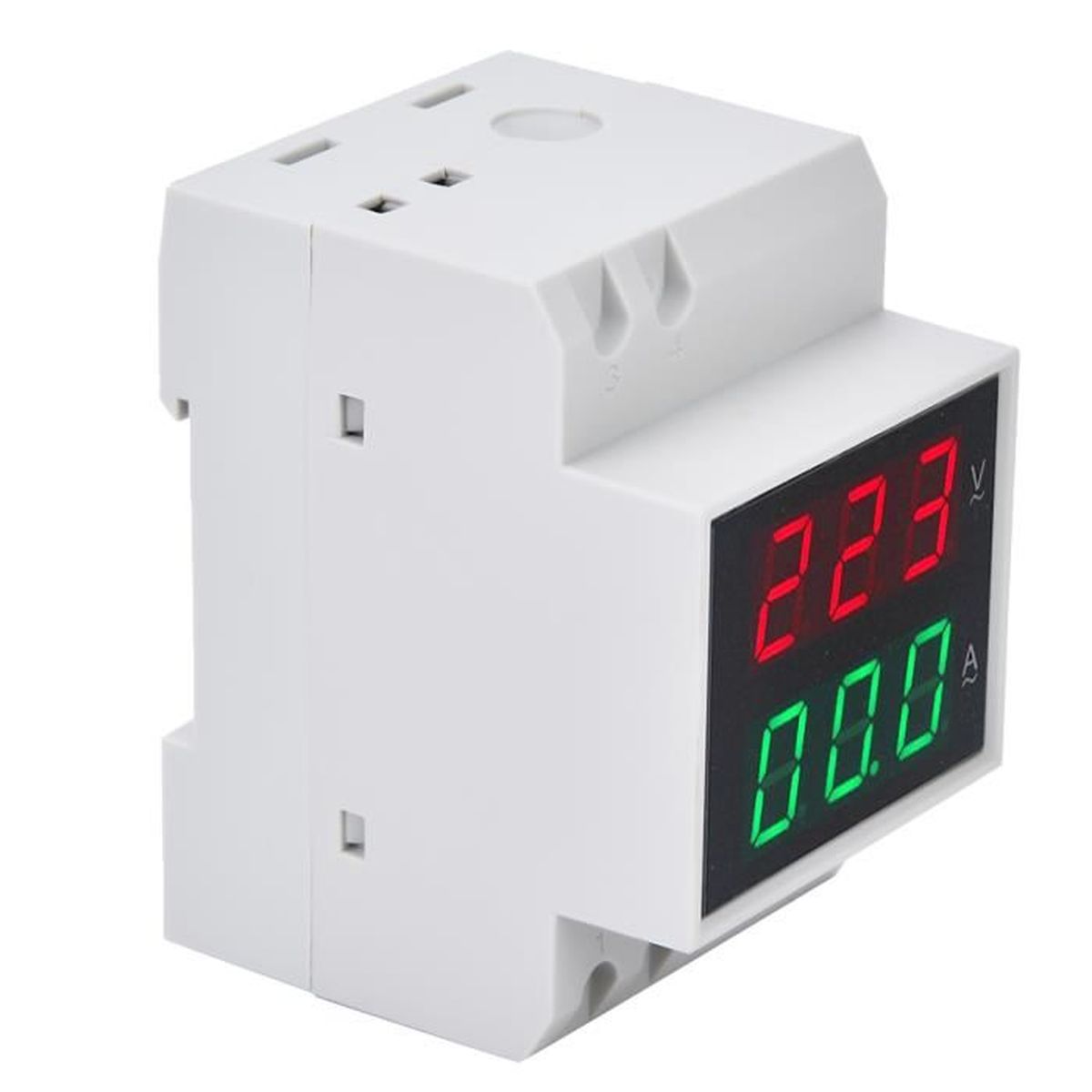 Rail Din D52-2042 AC Voltmètre Ampèremètre Numérique Affichage LED AC80-300V 220V 0-99.9A Voltammètre Courant Électrique Mètre Din Rail Voltmetre Amperemetre