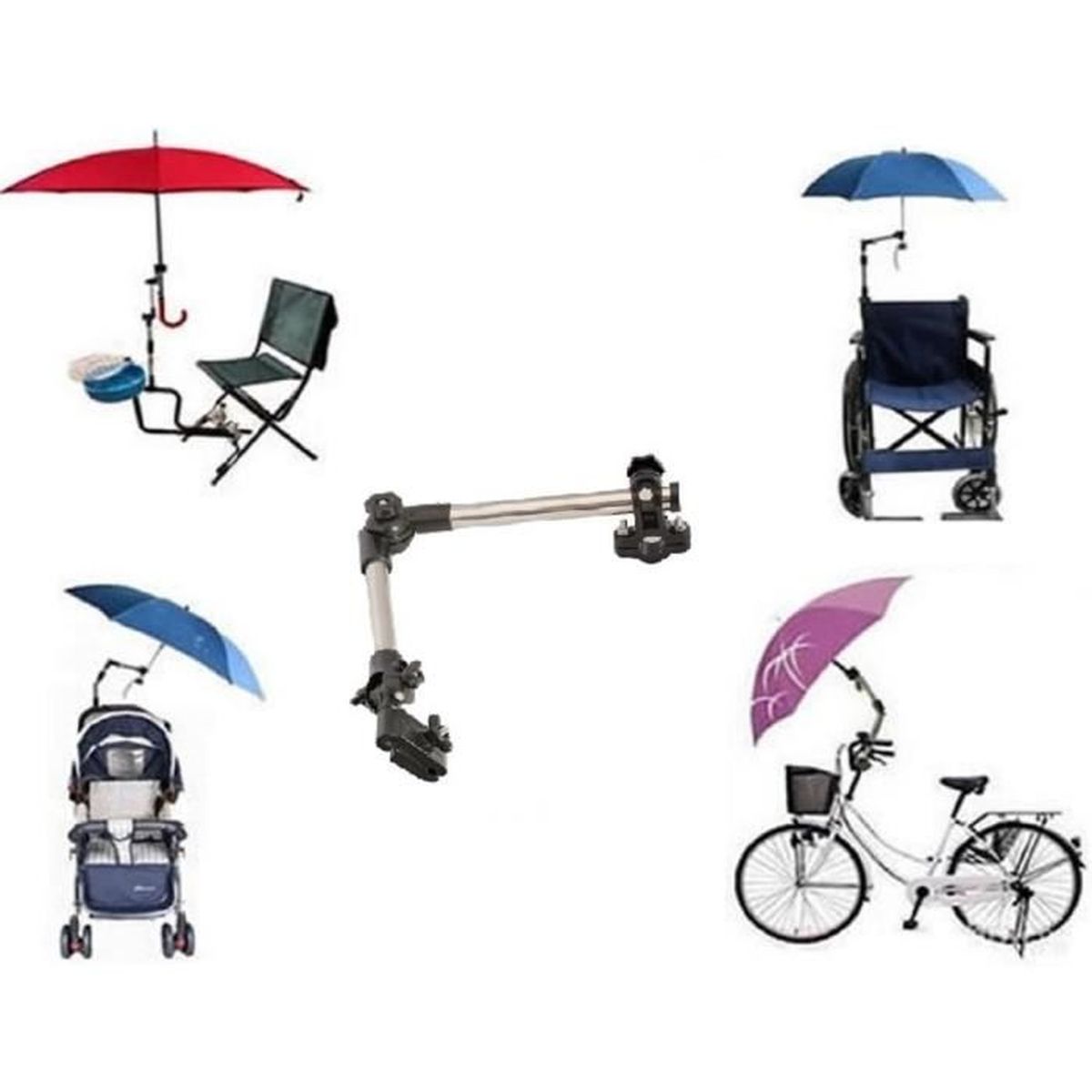 Porte-bouteille Universel Pour Vélo Et Moto, Réglable Sur Le