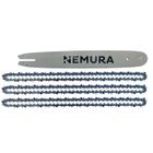 NEMURA Guide Tronçonneuse Stihl 40cm + 3 Chaînes 62 Entraineurs .325 .063 (1,6mm).