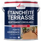 ARCANE INDUSTRIES Peinture, résine étanchéité Terrasse et Balcon : ARCATERRASSE 2.5 L - Gris