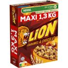 NESTLE LOT DE 3 - LION : Céréales au Caramel et au Chocolat 1.3 kg