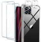 RASENA Coque Apple iPhone 13 Pro Max 6.7" Transparente + 2 × Verre trempé Protection écran + 2 Pack Verre Trempé Caméra Arrière Protecteur