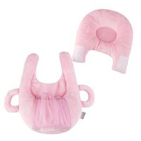 Egoutte biberon,Porte-biberon Portable solide pour bébé, support de séchage de biberons mains libres, tête en coton - Pink[A10761]