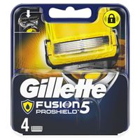 LOT DE 2 - GILLETTE : Fusion 5 ProShield - Recharges rasoirs 5 lames - 4 recharges