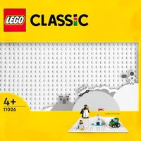 LEGO® 11026 Classic La Plaque De Construction Blanche 32x32, Socle de Base pour Construction, Assemblage et Exposition