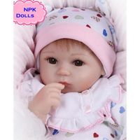 Poupée Reborn OLALI DollA024 de 18 pouces pour bébé - Mixte - Vêtements et chapeau inclus