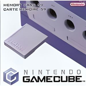 CARTE MÉMOIRE CARTE MEMOIRE GAME CUBE 59 blocs- Game Cube