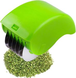 Hachoir à Herbes Manuel Avec 6 Lames Inox – Pour Oignons Verts, Menthe, Coriandre – Facile à Nettoyer, Design Détachable - 5