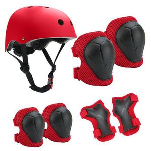 Protections Vélo Enfant SYOSIN – Rose, 6 Pièces, Pour 3-9 Ans (coudes, Genoux, Mains)